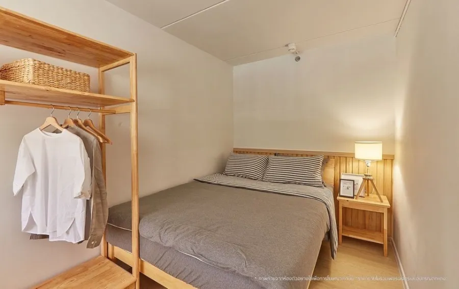 Selling down payment Mori Condominium Muang Thong Thani, spacious room, beautifully decorated, very comfortable to live in, with lots of furniture inc