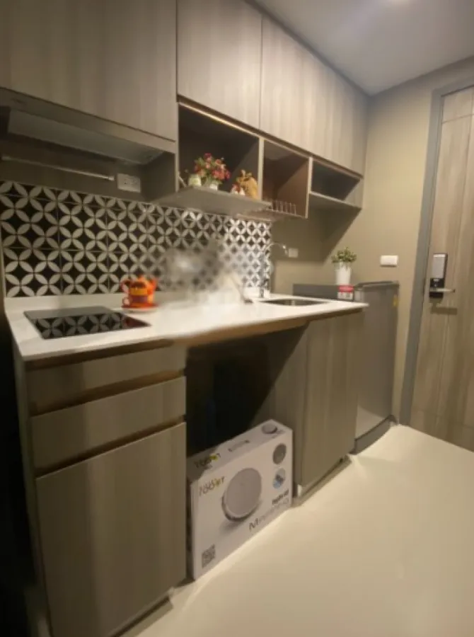 For rent, Knightsbridge Collage, Sukhumvit 107, beautiful room, beautiful decoration, ready to move in. Don't miss it.