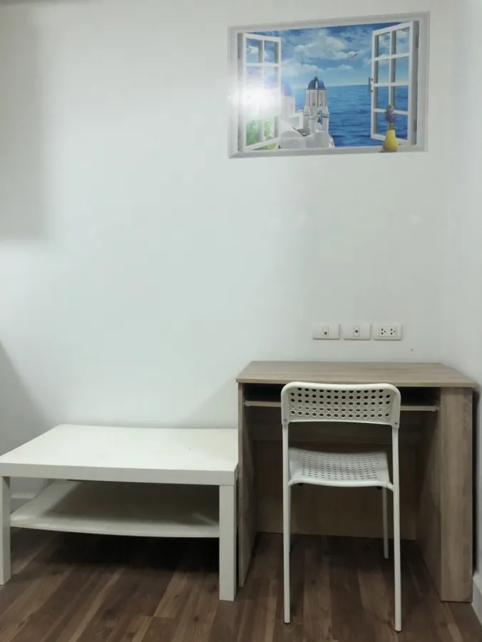 For sale, for rent!! Condo A Space Me Bangna, 8th floor, fully furnished, shady view, private, don't miss it!!