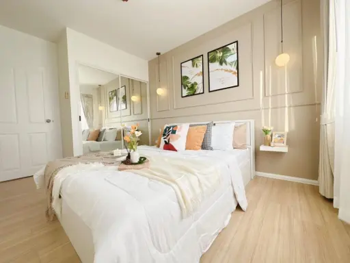 SELL Condo A Space Sukhumvit 77, 7th floor, the most beautiful room. pocket-friendly price Can't reserve now. Hurry up.