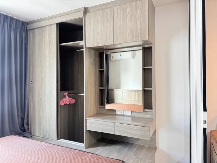 For rent!! Condo Rye Talad Phlu, 7th floor, Building A, beautiful room, convenient transportation, ready to move in, don't miss it!!