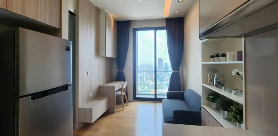 For rent!! Condo Equinox Phahon-Vipha, 34th floor, fully furnished, ready to move in, don't miss it!!