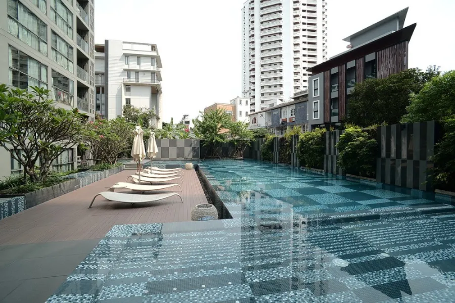 ขาย / เช่า Condo Via Botani Sukhumvit 47ชั้น1 ห้องกว้าง ร่มรื่น วิวสวน จองเลย!!