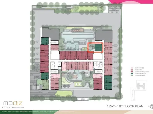 Down payment sale for Modiz Vault Kaset Sripatum, a great project with complete common areas. If interested, hurry and reserve now.