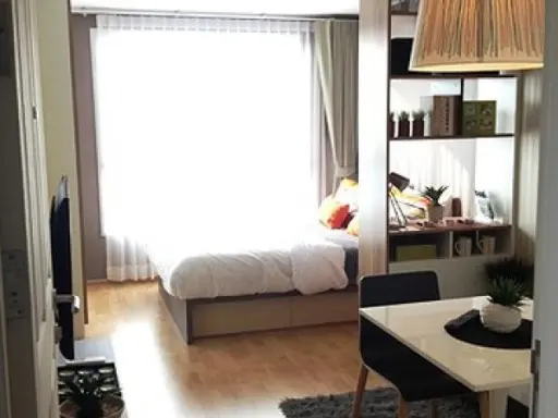 For rent, UD, Light Residence Phatthanakan-Thonglor Studio room, good view, ready to move in.