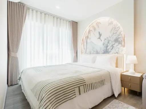 Condo for rent, Regent Bangna. Beautifully decorated unit with high-quality built-in furniture. Amazing price! Book now, don't miss this opportunity!