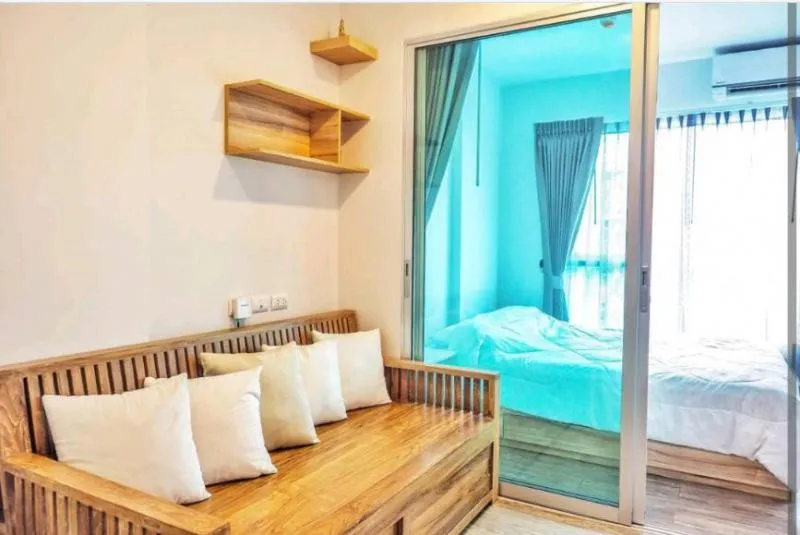 For rent, Happy Condo, Don Mueang, The Terminal, nice room, affordable price, plus full facilities, hurry up