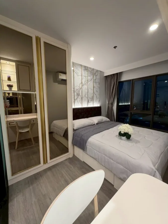 ให้เช่าห้องแต่งหรู Build-in จัดเต็ม คอนโด Regent Home วุฒากาศ ชั้น 16 ตึก A วิวนอก มองเห็นองค์พระสวยงาม จองเลย