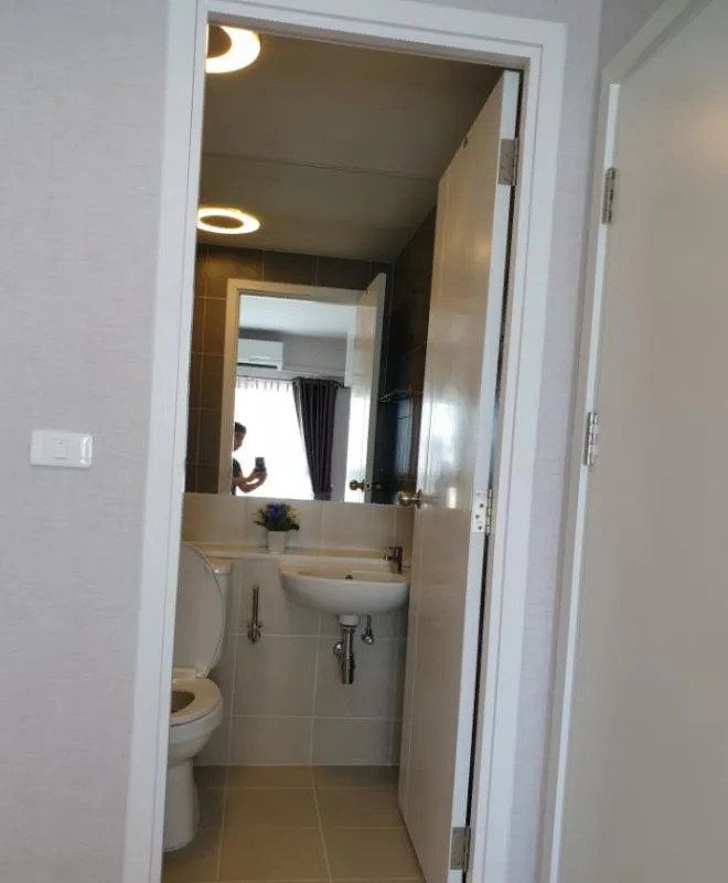 ขายด่วน Plum Condo Ramkhamhaeng Station เตียงไซด์ใหญ่สุดอลังการ นอนหลับสบาย ใครๆก็ชอบ