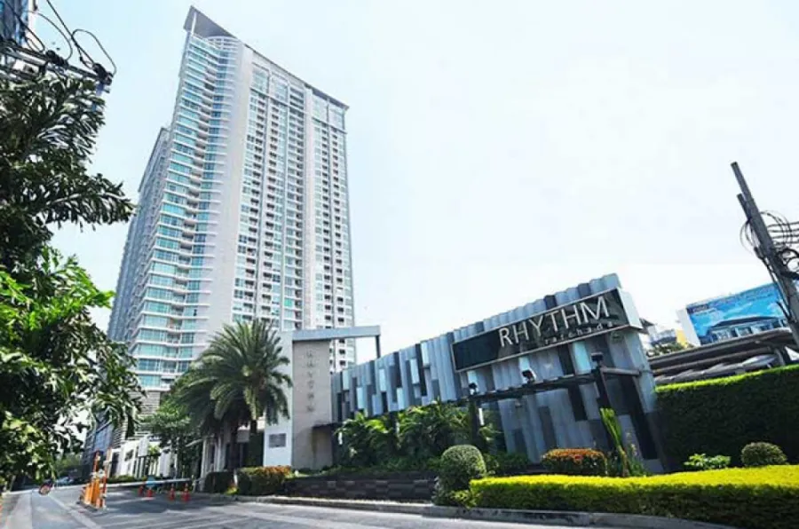 Condo for rent, Rhythm Ratchada, garden side, city view, east side, don't miss it