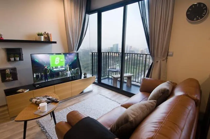 Sell, rent, Condo The Line Jatujak-Mochit, 2 bedrooms, 2 bathrooms, private corner room, garden view, hurry to book before it's gone.