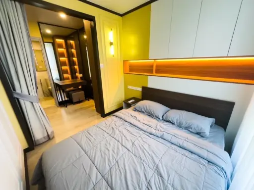 ให้เช่า Nue Cross Khu Khot Station แต่ง Build In Luxury style แต่งสวย function เพียบ จองเลย