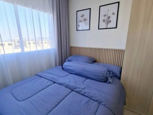For sale or rent: Sena Kit Bangna - Km.29, beautiful room, wallpapered throughout the room, with amenities. Come and reserve now!