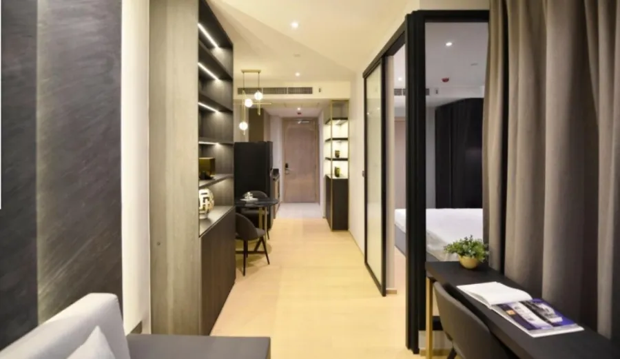 For Rent - Ashton Asoke - Rama 9 ห้องตกแต่งสวยยหรู Built-in พร้อมเครื่องใช้ไฟฟ้าครบทุกชิ้น จองเลย
