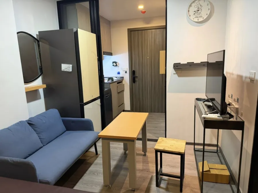 For rent: Studio room at THE ORIGIN Sukhumvit Sailuat E22 Station. Fully furnished, ready to move in.