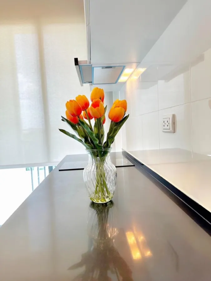 For rent Chewathai Kaset Nawamin, corner room, very private, spacious room, beautifully decorated, comfortable bed, don't miss it.