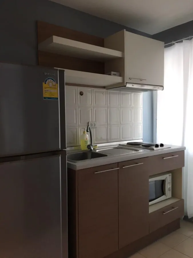 Condo for sale, Ivy Ratchada, studio room, private corner room Fully furnished, electrical appliances. Hurry up to reserve. Bring your bag.