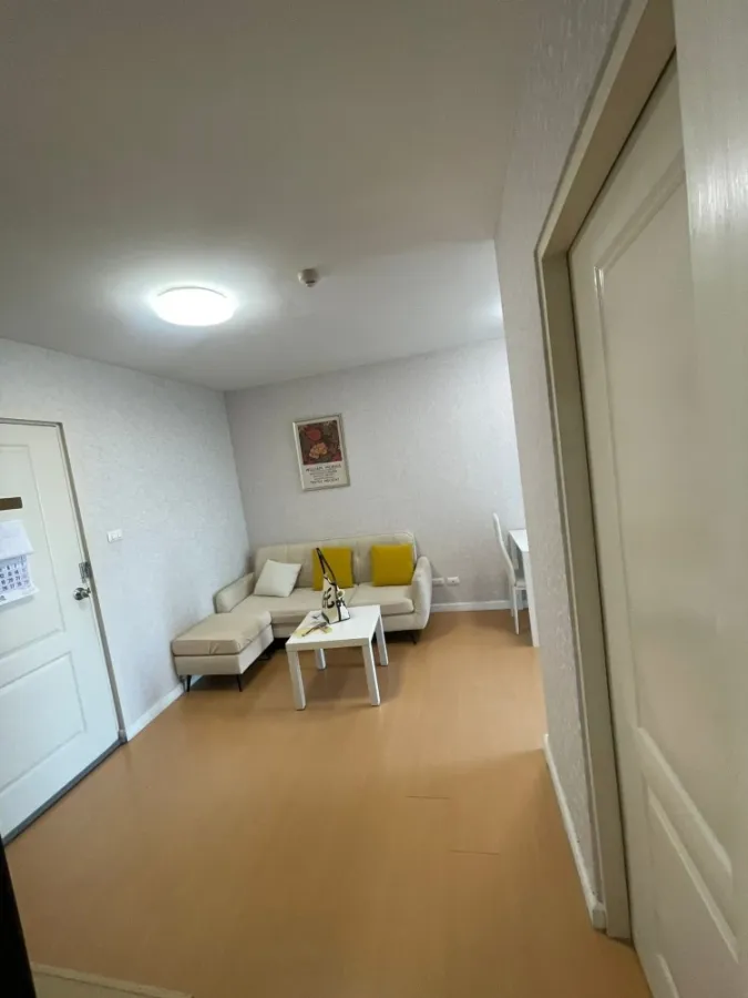 ให้เช่า I Condo Sukhumvit 105 มีเฟอร์จัดเต็ม ตกแต่งทั้งห้องพร้อมเข้าอยู่ ดีแบบนี้จองเลย