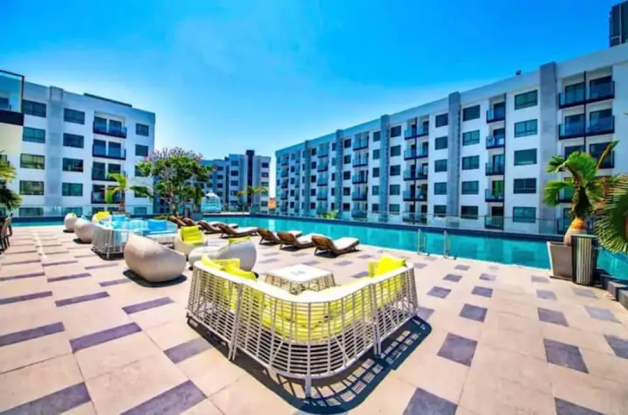ปล่อยเช่าห้องสวยพร้อมเฟอร์นิเจอร์!! คอนโด อาคาเดีย บีช รีสอร์ท