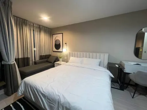 Condo for rent, Life Ladprao, high floor, garden room, decorated with a simple band, very inviting, if you miss it, you will regret it, hurry up and b images