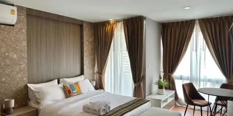 ให้เช่าคอนโด Airlink Residence ร่มเกล้า ห้องแต่งน่าอยู่ สิ่งอำนวยความสะดวกพร้อม พลาดแล้วจะเสียดายทีหลัง