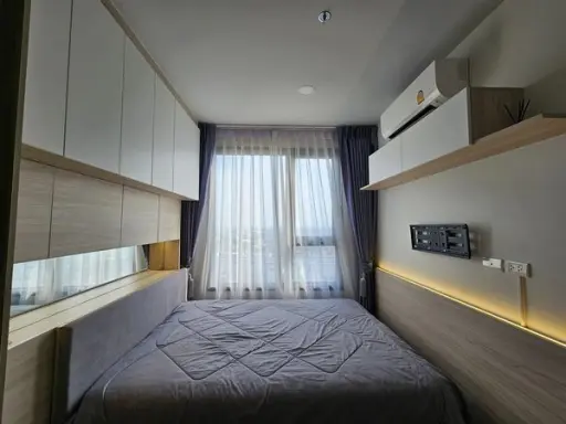 For rent Chewathai Kaset Nawamin, 20th floor, good view, kitchen next to balcony. Fully built-in furniture Hurry and reserve it quickly.