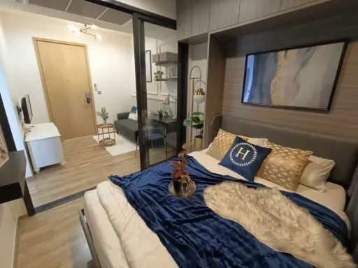 Condo For Sale The Line Chatuchak-Mochit fully furnished room Ready to move in. Investment is great. Live by yourself. It's great. Book now.