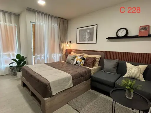 ให้เช่า เคฟ ทาวน์ ไอส์แลนด์ ห้อง 228 วิวนอก ตกแต่งครบครัน พร้อมเข้าอยู่ สนใจรีบจองเลย ห้ามพลาด