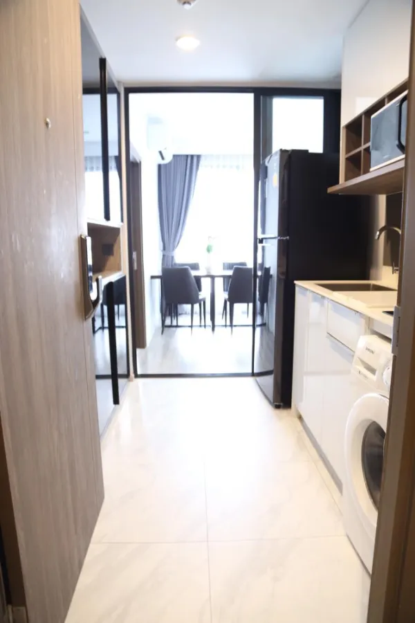 Condo for rent, ideo mobi Asok, elegantly decorated room, looks expensive, inside a good built-in Don't be afraid to look. Hurry up to reserve.