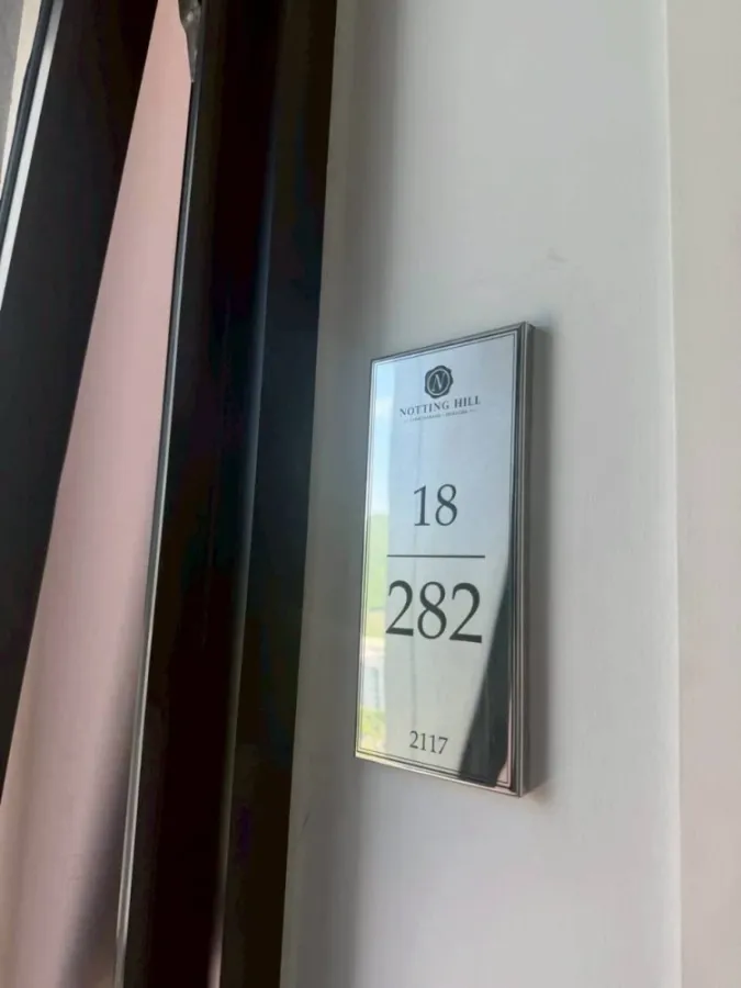 ให้เช่า Condo Notting Hill Leamchabang ห้องชั้นสูง เฟอร์พร้อม รีบจองเลย