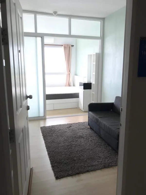 ให้เช่าคอนโด Plum Condo สามัคคี ห้องStudio ชั้น7ทิศเหนือ บรรยากาศดี เฟอร์ครบ ต้องรีบจองแล้วว