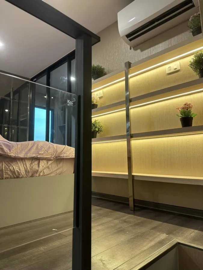 Condo for sale / rent Knightsbridge Space Rama9 ห้องมุม แต่งน่าอยู่ บิ้วอินท์จัดเต็ม คุณต้องไม่พลาด