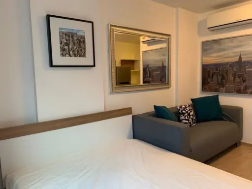 Condo for rent, Elio Sukhumvit 64, fully furnished. Ready to move in, convenient transportation, near the train station