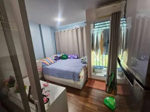 ให้เช่า Miami Bangpu ห้องชั้น 2 เฟอร์นิเจอร์ครบครัน ในทำเลดี วิวสวน จองเลย