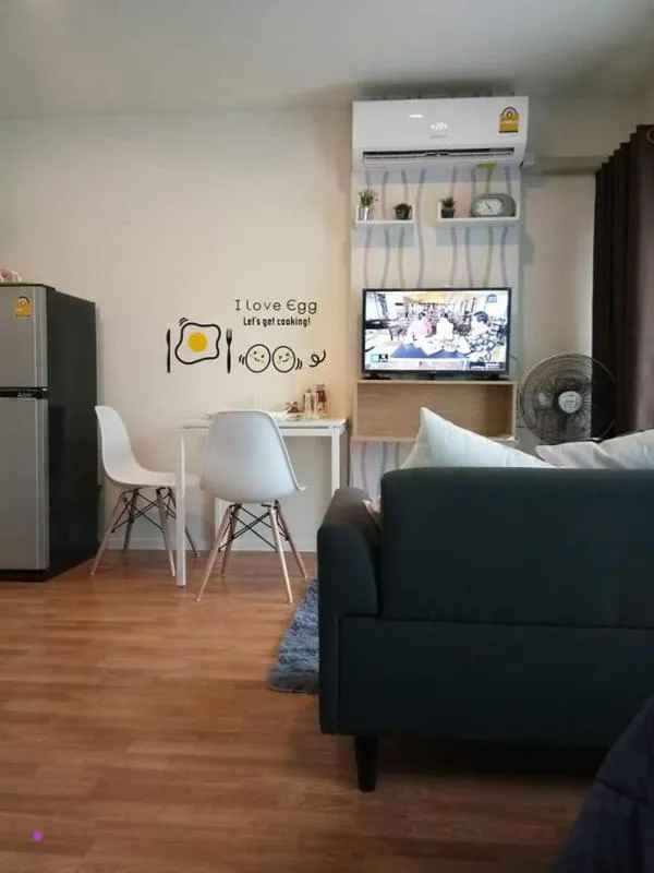 For rent Lumpini Ville Pranangklao-Riverview ห้องแต่งสวย เฟอร์แน่นเครื่องใช้ไฟฟ้าจัดเต็ม ย้ายเลย