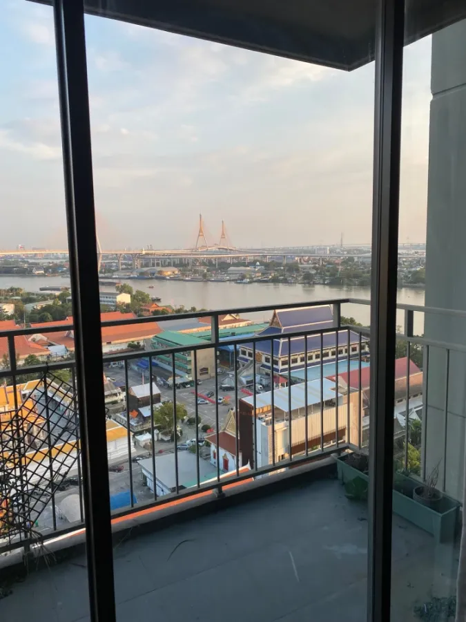 ให้เช่า U Delight Residence Riverfront Rama 3 ชั้น 18 ห้องมุม แต่งครบ น่าอยู่ จองเลย