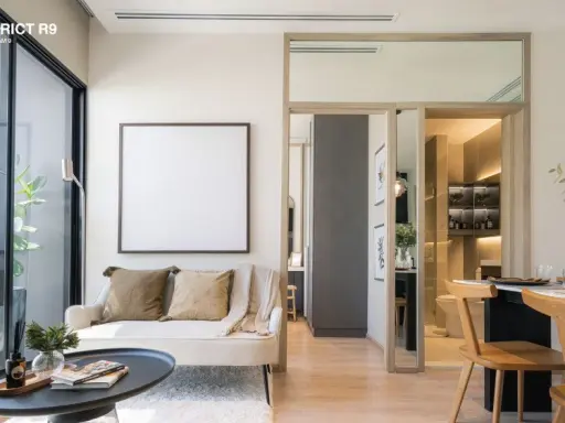 ขายดาวน์ โนเบิล นิว ดิสทริค อาร์ไนน์ ชั้น11 ห้องใหญ่จุใจ Fully Furnished ได้วิวสวน รีบจองก่อนหลุดมือ