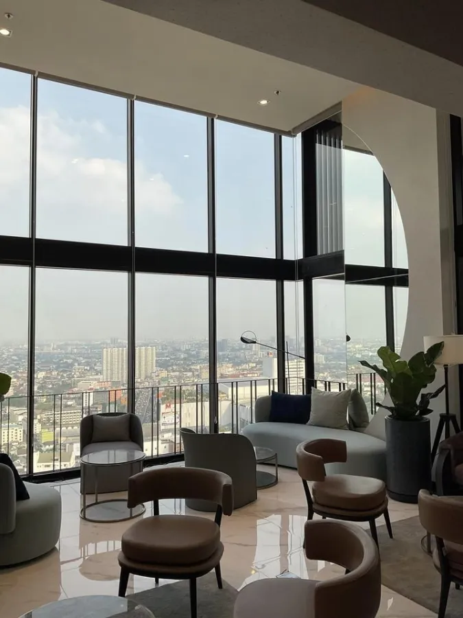 Condo sales down Nue noble Ngamwongwan, 1 bedroom, 1 bathroom, 22nd floor, high view, plus a good price You must not miss
