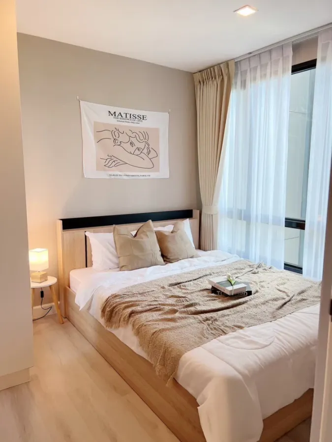 ให้เช่า Metro Luxe Riverfront Rattanathibet ชั้น 7 วิวแม่น้ำ แต่งครบ น่าอยู่ จองเลย