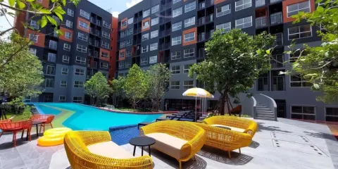 ปล่อยเช่า Plum Condo Rangsit Fresh ชั้น 4 ตึก A เฟอร์นิเจอร์ครบ อย่ามัวแต่มองรีบจองเลยจ้า