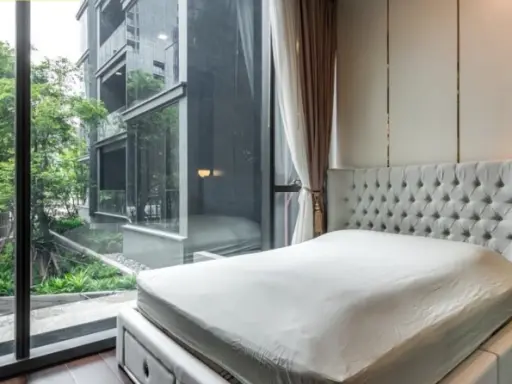 For sale: Laviq Sukhumvit 57, fully furnished, ready to move in, balcony next to the garden, fully built-in, all in one place.