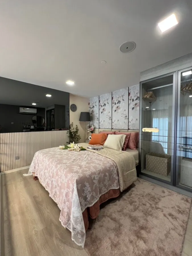 ให้เช่า โมดิซ ลอนซ์ รังสิต ชั้น 32 แบบ 1 Bedroom Vertical suite แต่งครบ น่าอยู่ จองเลย ด่วนๆ