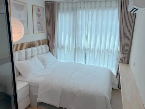 Condo for rent at Kave Luminous Bangmod. Fully furnished, bright color scheme, and complete amenities. Book now!