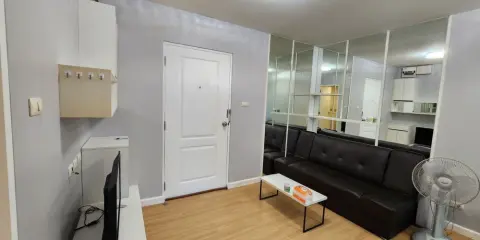 ขาย I Condo Sukhumvit 105 เฟอร์นิเจอร์+เครื่องใช้ไฟฟ้าครบ มี sofa bed ดีแบบนี้จองเลย