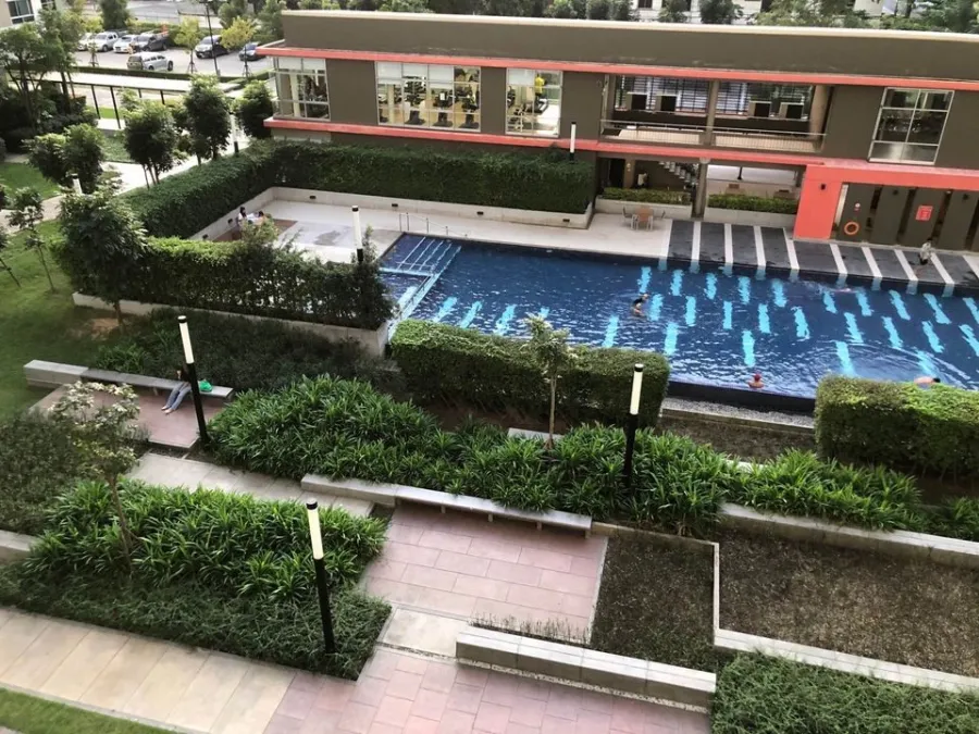 Condo for rent, Lumpini Park Petchkasem 98, pool view room, open air atmosphere, fully furnished, don't miss it