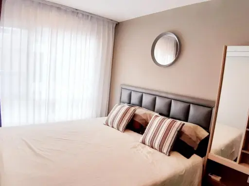 Urgent sale!! Condo Regent Home Sukhumvit 81, corner room, swimming pool and garden view, fully furnished, ready to move in, book now!!