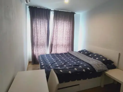 Condo for rent, The Kith Plus Nawamin, ready to move in, fully furnished, with furniture and electrical appliances