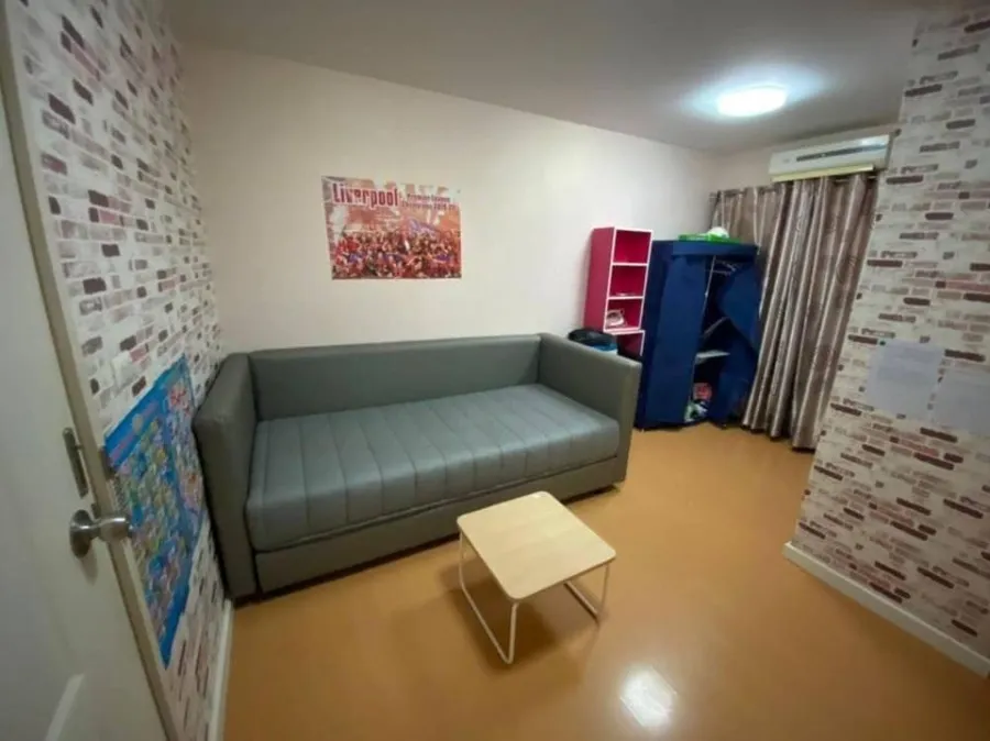 For sale, I Condo Ngamwongwan, ready to move in room good wallpaper plus friendly price Hurry up to own it.