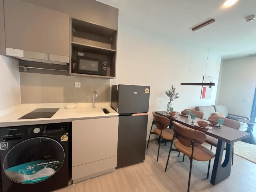 ให้เช่า Aspire Sukhumvit - Rama 4 2 ห้องนอน เฟอร์นิเจอร์บิ้วอินอย่างดี วิวเมืองสวย ไม่บล็อค จองด่วน