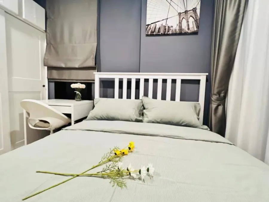 For rent!! Condo Aspire Asoke-Ratchada, fully furnished, good location, near MRT Rama 9, don't miss it!!